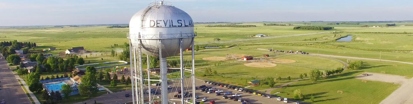 Devils Lake, ND water tower